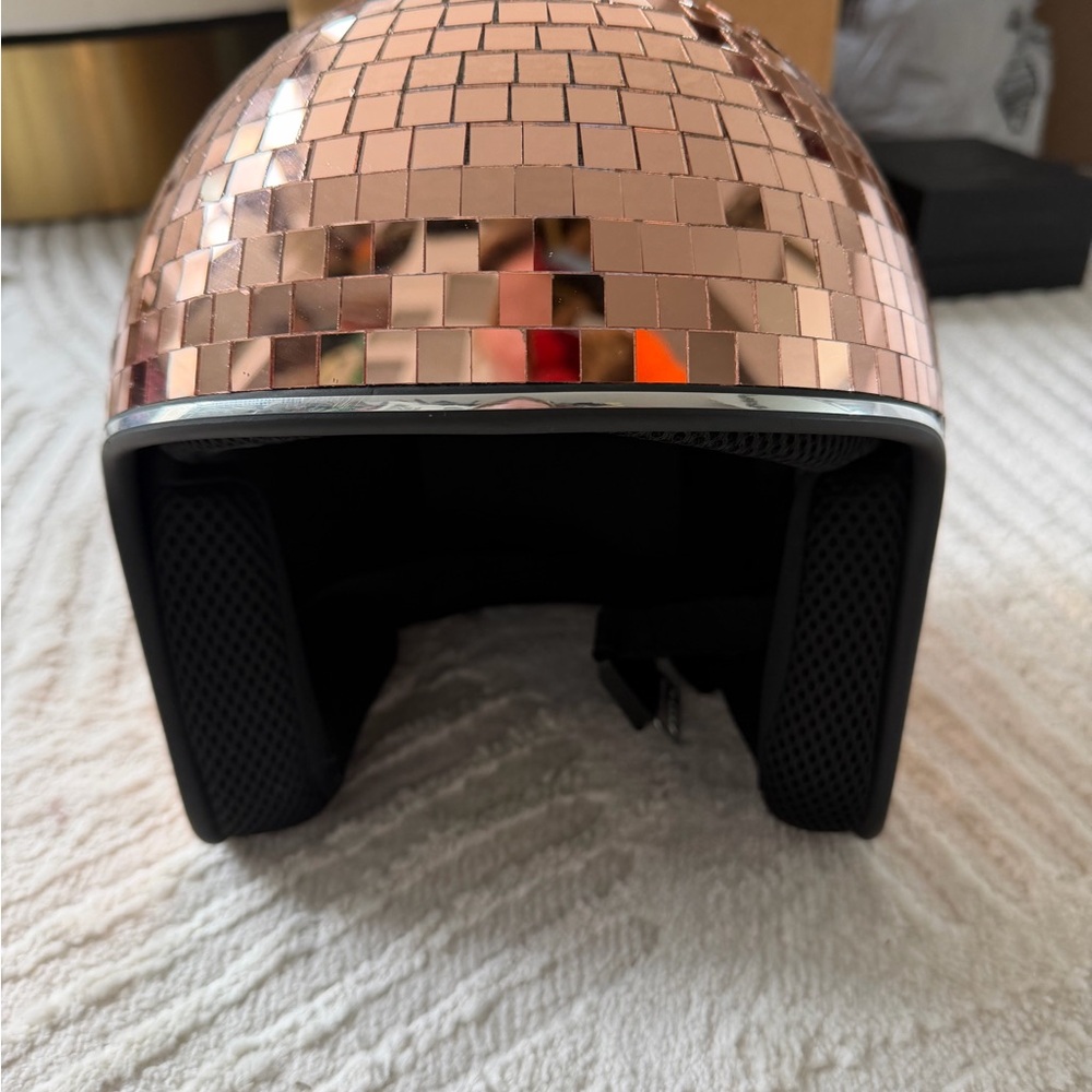 Rose Gold Mosaic Helmet